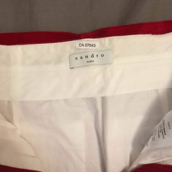 Red Sandro shirk size 1 - Picture 2 of 4